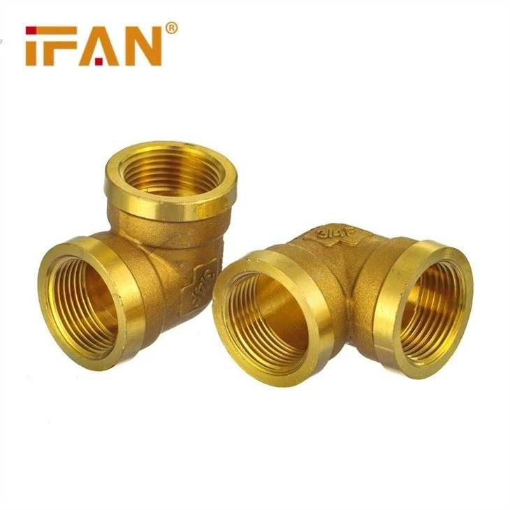 thread brass elbow